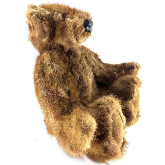 Elisaba” Real Mink Fur Artist Teddy Bear #57 by Debra – 13” Jointed Handmade - Picture 4 of 8
